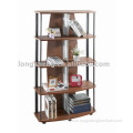 Study room wooden bookcase with 4 shelves